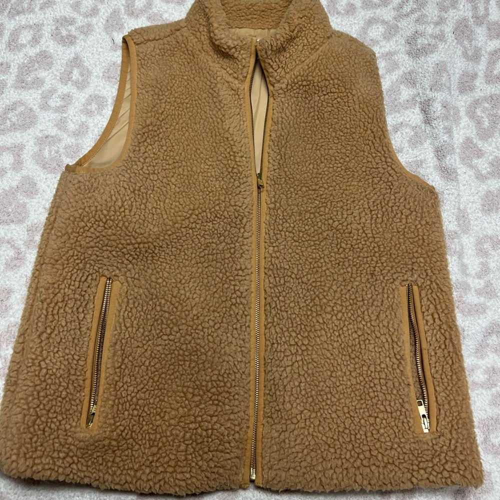 Sherpa J Crew Vest